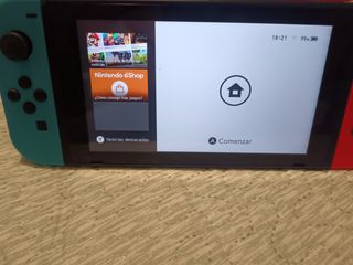 Nintendo Switch con juegos