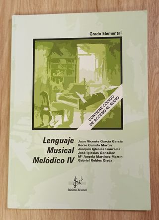 Libro Lenguaje Musical Melódico IV