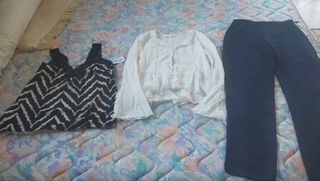 Lote Ropa Mujer Talla M, tres prendas