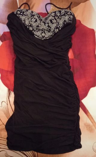 Tubino elasticizzato nero