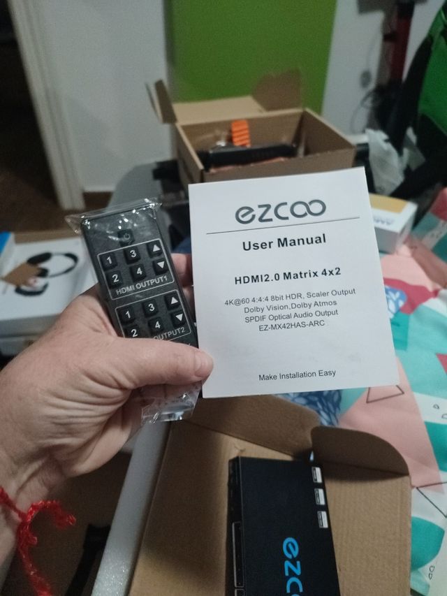 Matriz HDMI 4x2 4K 60Hz HDR Dolby Vision