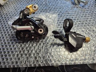 Cambio trasero y maneta Shimano Saint 9v