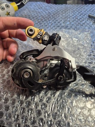 Cambio trasero y maneta Shimano Saint 9v