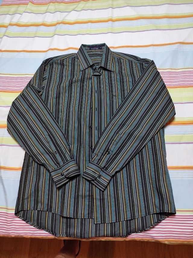 Camisa Hombre Dos Galgos Negros Talla
