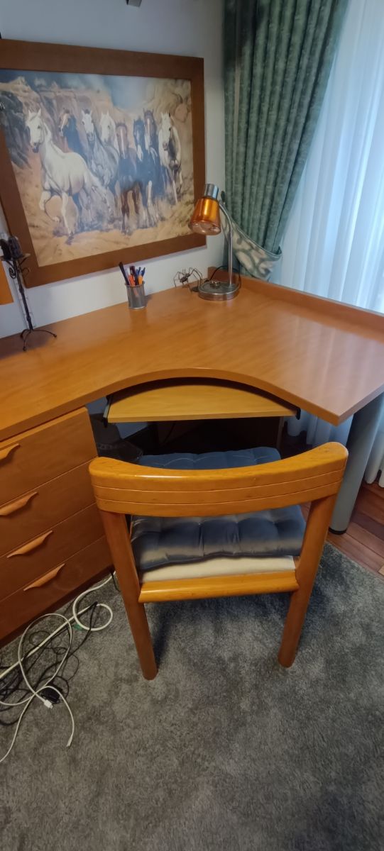 Mesa Escritorio Madera Marrón
