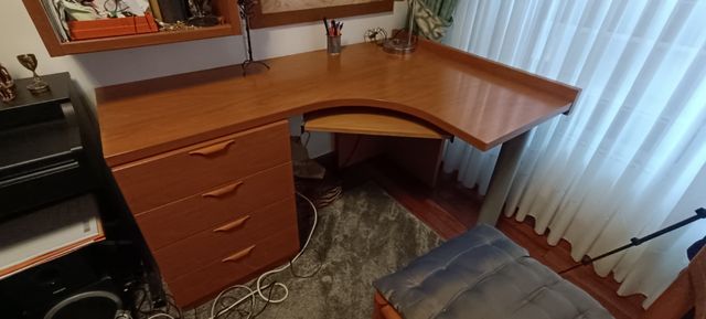 Mesa Escritorio Madera Marrón