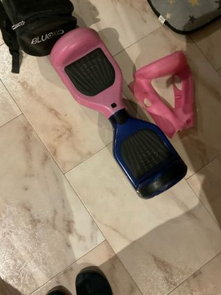 Hoverboard Patín Eléctrico Azul y Rosa