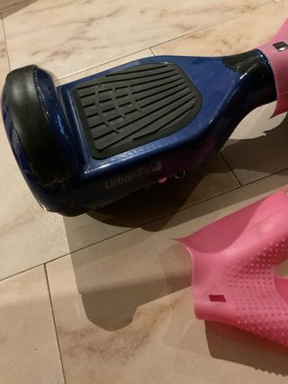 Hoverboard Patín Eléctrico Azul y Rosa