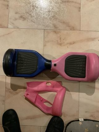 Hoverboard Patín Eléctrico Azul y Rosa