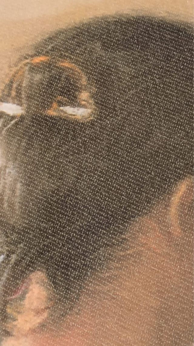 Cuadro abstracto mujer desnuda