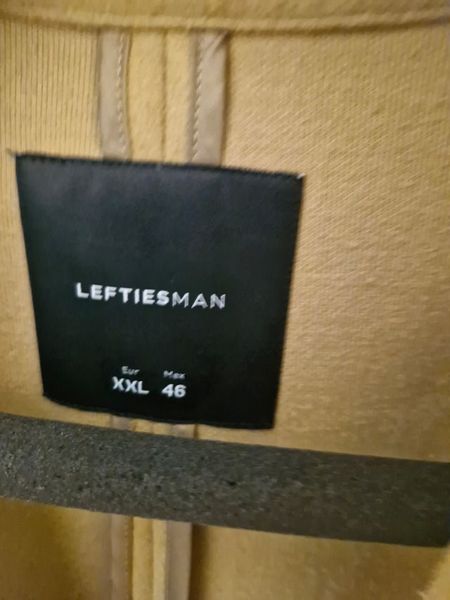 Abrigo Lefties hombre beige