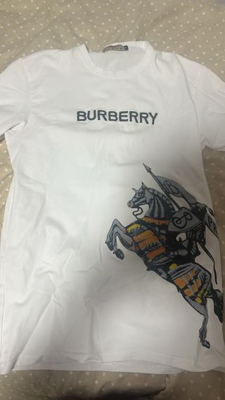 Camiseta Burberry Blanca con Dibujo