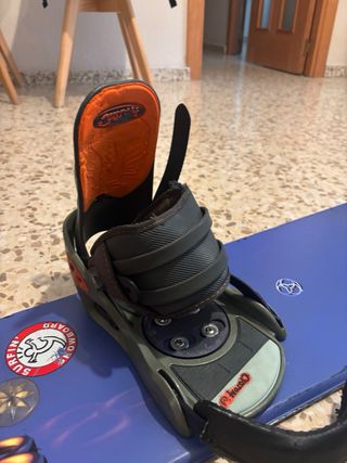 Tabla Snowboard + Fijaciones