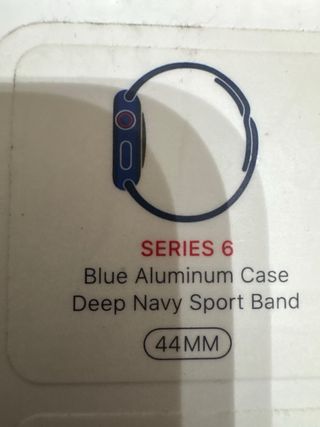Apple Watch Series 6  AZUL ALUMINIO 44 mm GPS+CEL