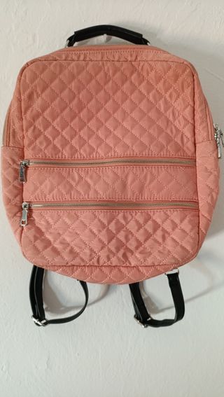 Mochila Parfois Rosa Acolchada