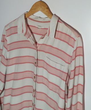 Blusa Springfield Rayas Rosas y Blancas
