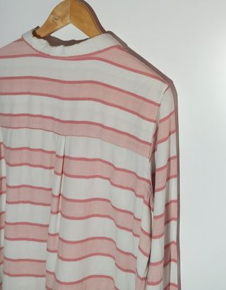Blusa Springfield Rayas Rosas y Blancas