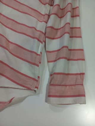 Blusa Springfield Rayas Rosas y Blancas