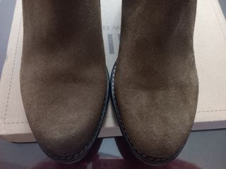 Botines ante camel y marrón mujer