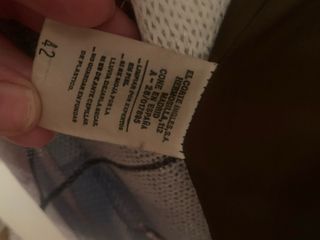 Abrigo piel marrón  cuello de pelo talla 42-44