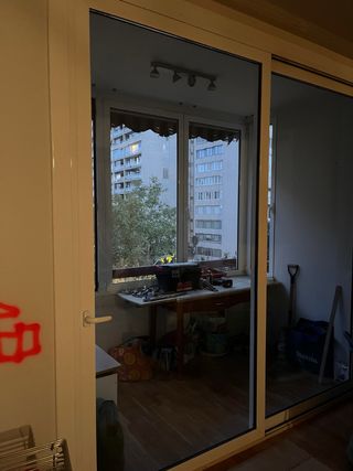 Ventana corredera aluminio 2 hojas de 247 x 126