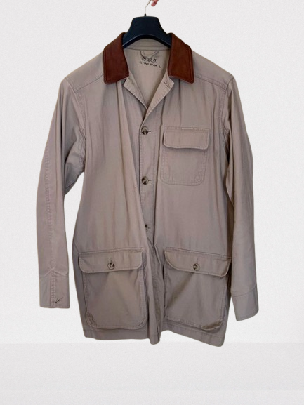 Field Jacket Uomo L Sahariana Giubbotto Giaccone