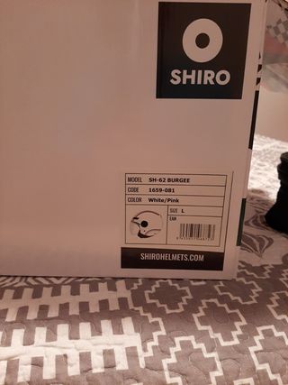 Casco Moto Blanco con Visera SHIRO