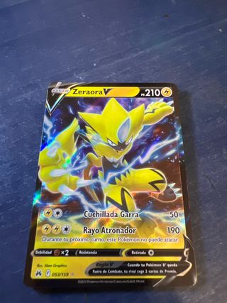 Carta Pokémon Zeraora V 053/159