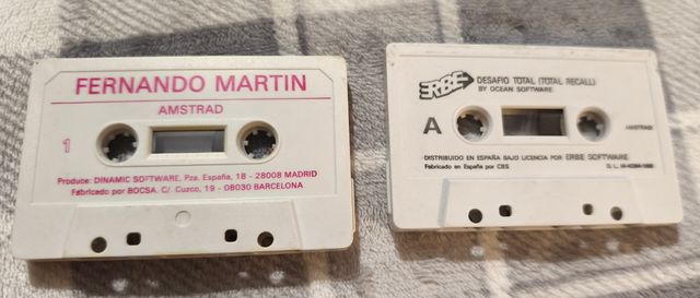 Juegos Amstrad CPC 464: Fernando Martín y Desafío