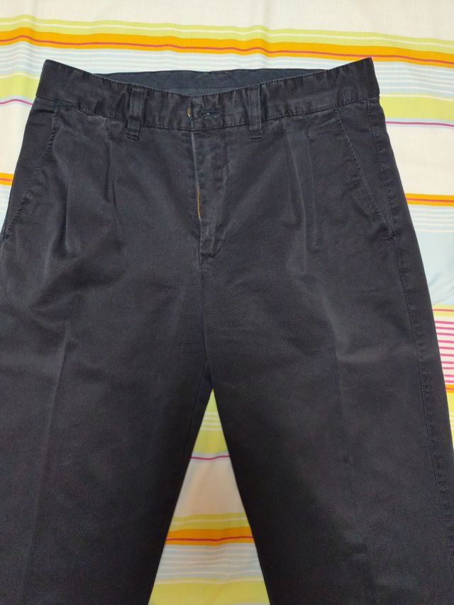 Pantalón Aberdeen Pinzas Azul Talla 42