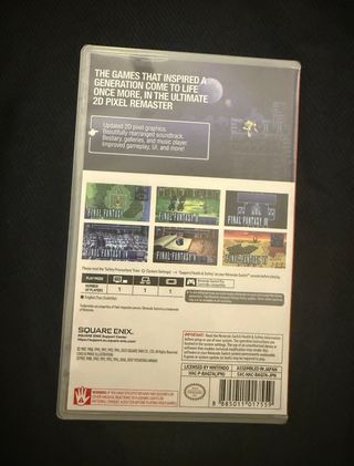 Final Fantasy Collection Pixel Remaster Switch