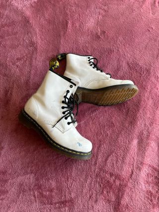 Botas Dr. Martens Blancas Talla 38