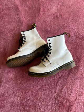 Botas Dr. Martens Blancas Talla 38