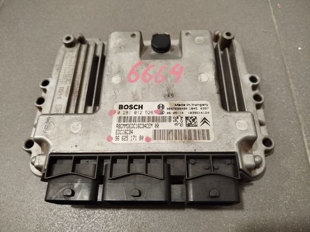 Centralina Bosch Peugeot 207 EDC16C34