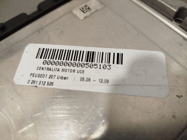 Centralina Bosch Peugeot 207 EDC16C34