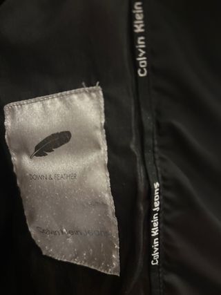 Anorak Calvin Klein Negro Mujer