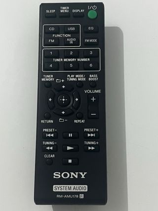 Mando Sony RM-AMU178 System Audio