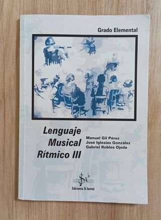 Libro Lenguaje Musical Rítmico III