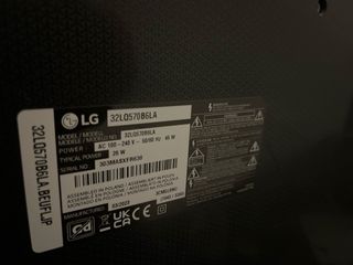 TV LG Smart TV Negra de 32