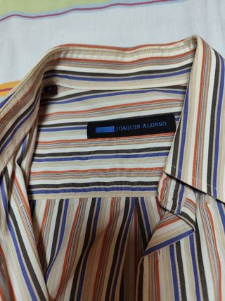 Camisa Joaquín Alonso Talla M Rayas