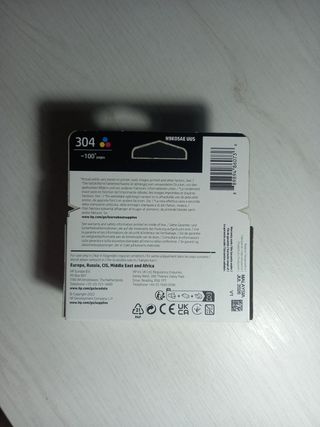 Cartucho HP 304 Tricolor SIN ABRIR
