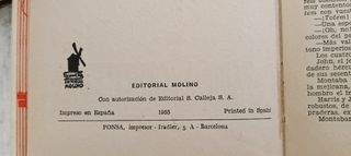 3 Libros Emilio Salgari - Año 1955