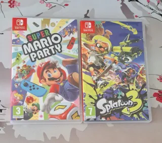 Super Mario Party y Splatoon 3 para switch