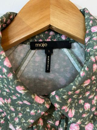 Conjunto Maje verde estampado floral