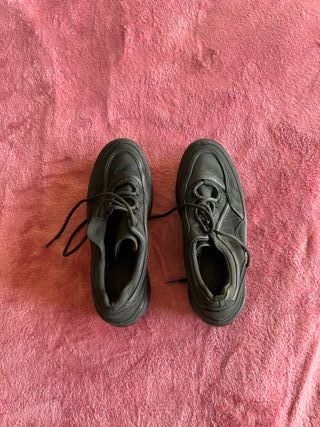 Zapatos Bershka plataforma negros