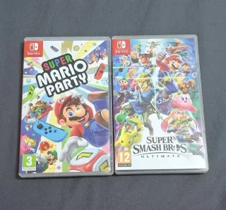 Super Mario Party y Smash Bros Ultimate