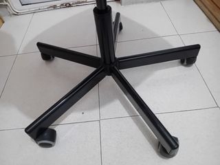 Silla de escritorio ergonómica gris/negra
