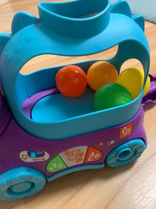 Juguete de arrastre con pelotas 