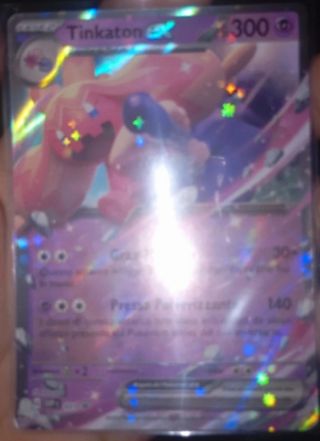 Carta Pokemon Tinkaton EX Rara