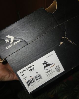 Converse Run Star Hike Negras Talla 45